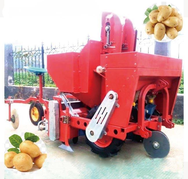Kompakte Reihe der Landwirtschafts-Kartoffellegemaschine-4 3 Punkt-Kartoffel-Pflanzer-Stallarbeit